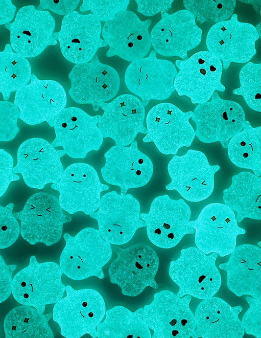 Glow-in-the-Dark Ghost Charms