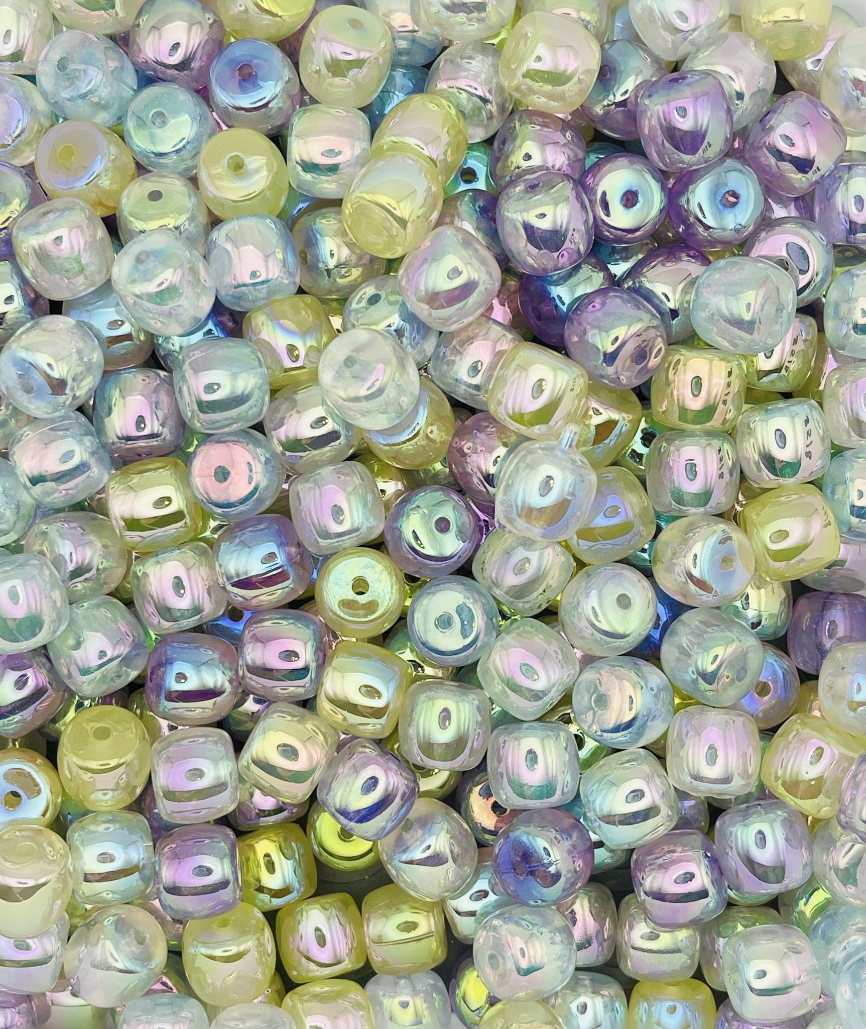 AB Pastel Glow-in-the-Dark Beads