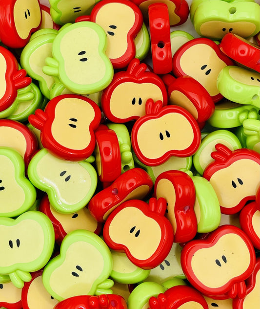 Juicy Apple Slice Beads