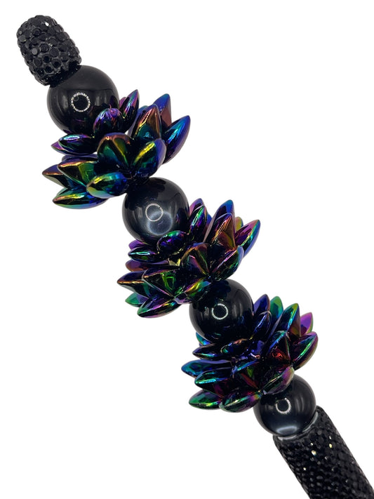 Lotus Flower Beads – Elegant Acrylic Toppers for Beadable Crafts