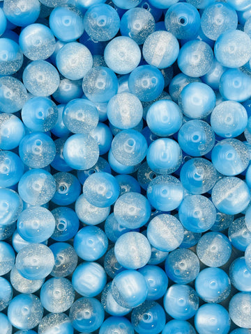 Glitter Cat Eye Beads – Create Your Own Custom Mix | Acrylic Sparkle Beads for Pens & DIY Jewelry