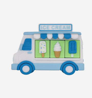 3D Printed Ice Cream Truck Clicker | Sensory Fidget Desk Toy