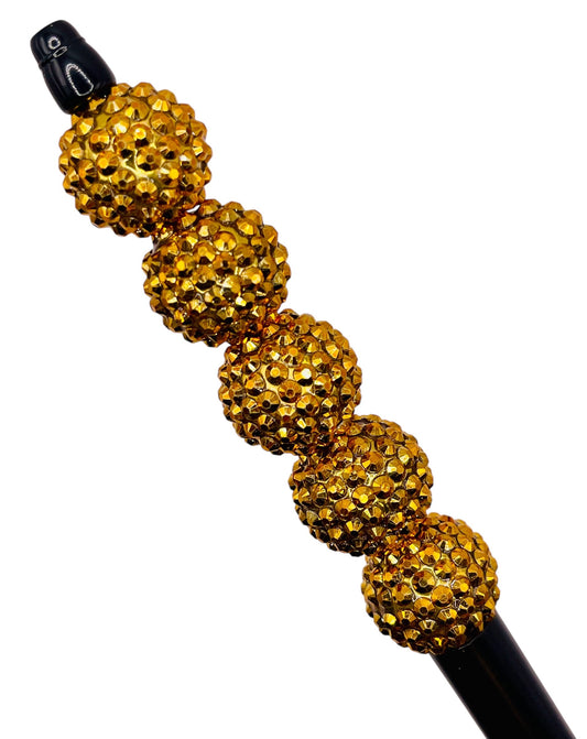 Bronze Gold Rhinestone Beads