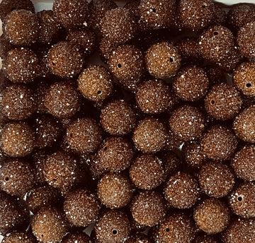 Mocha Sugar Rhinestone Bead!