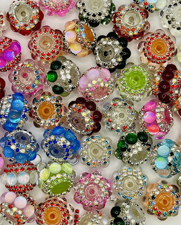 Colorful Bubble Rhinestone Beads!