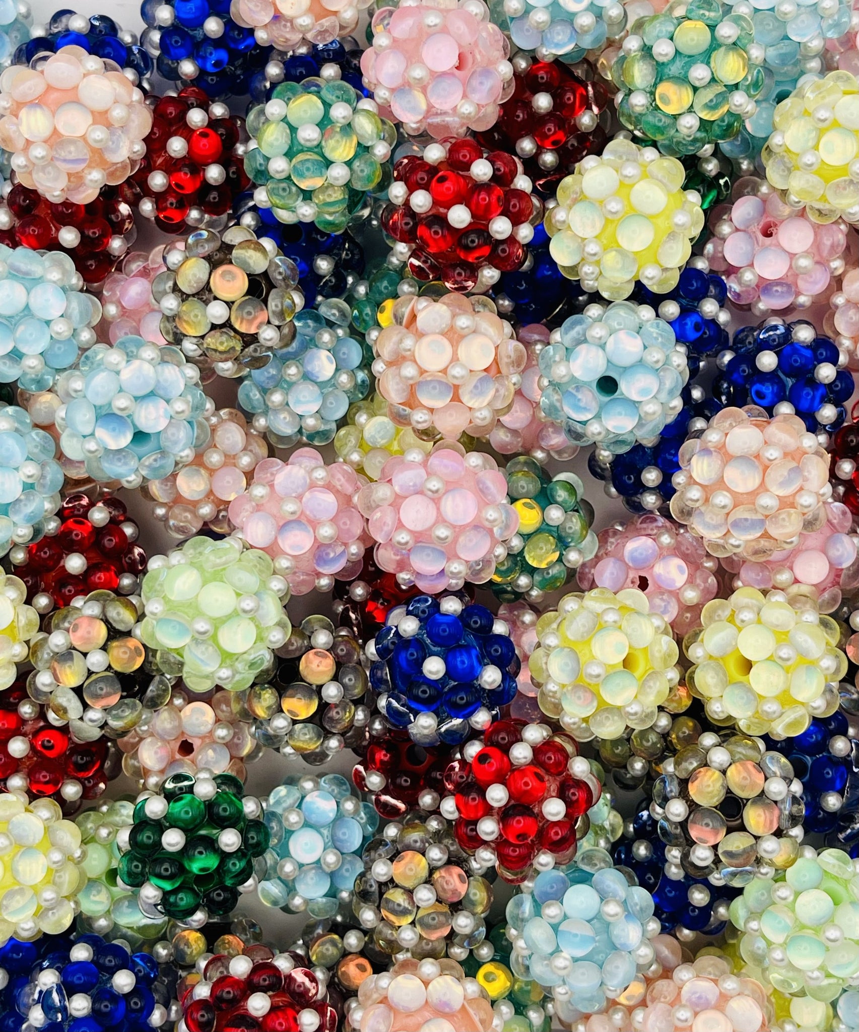 Bubble Pearl Cluster Beads