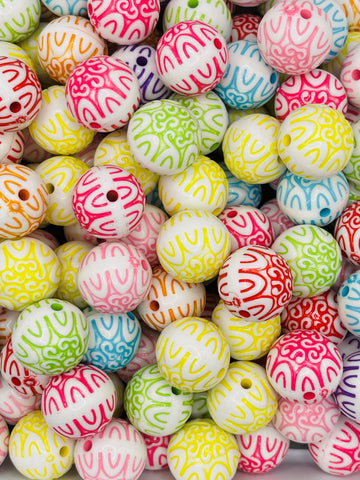 Bubblegum Beads Ornate Pattern