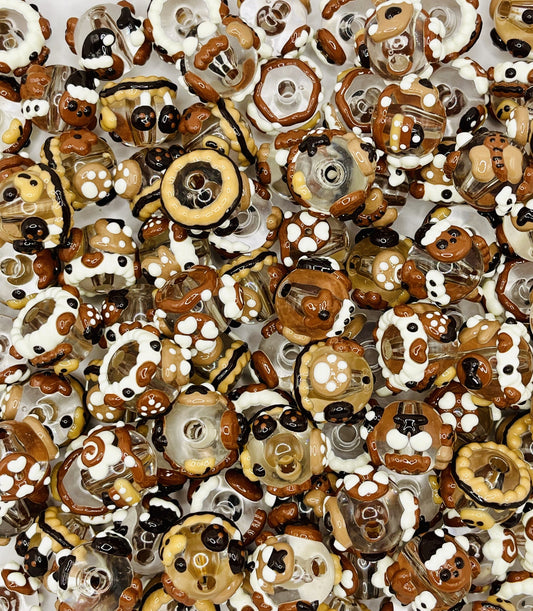 Bakery Bite Hand-Painted Beads