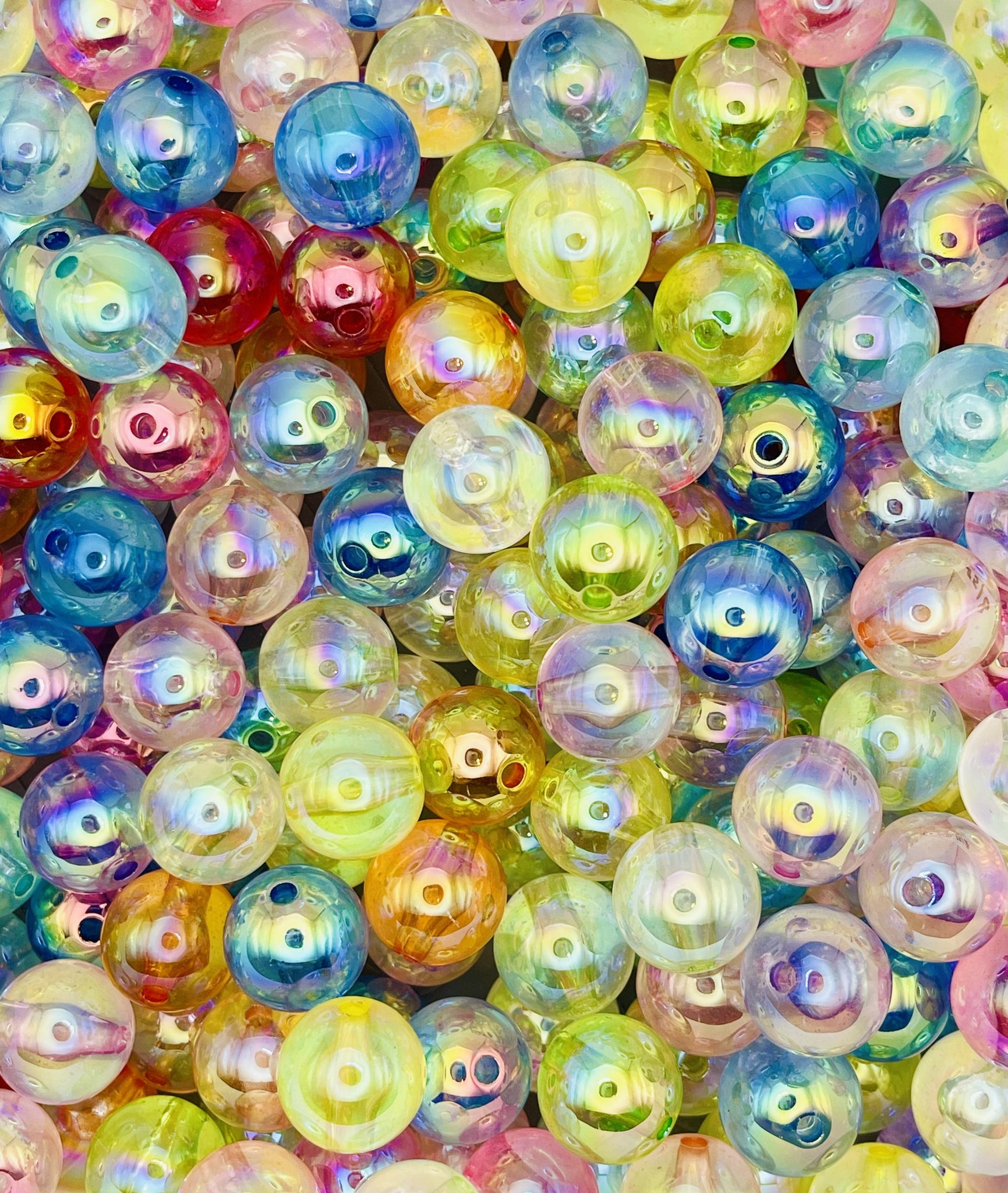 Transparent Multicolor Beads