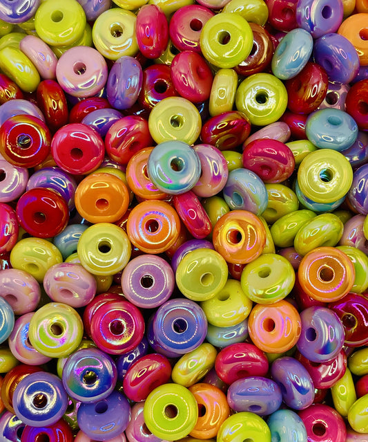 Colorful Donut Spacer Beads