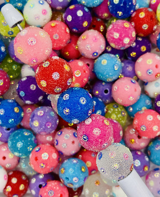 Frosted Colorful Rhinestone