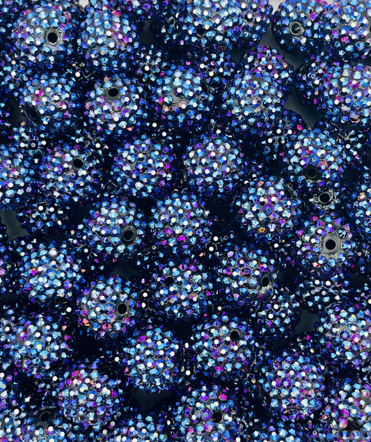Midnight Galaxy Rhinestone Beads!
