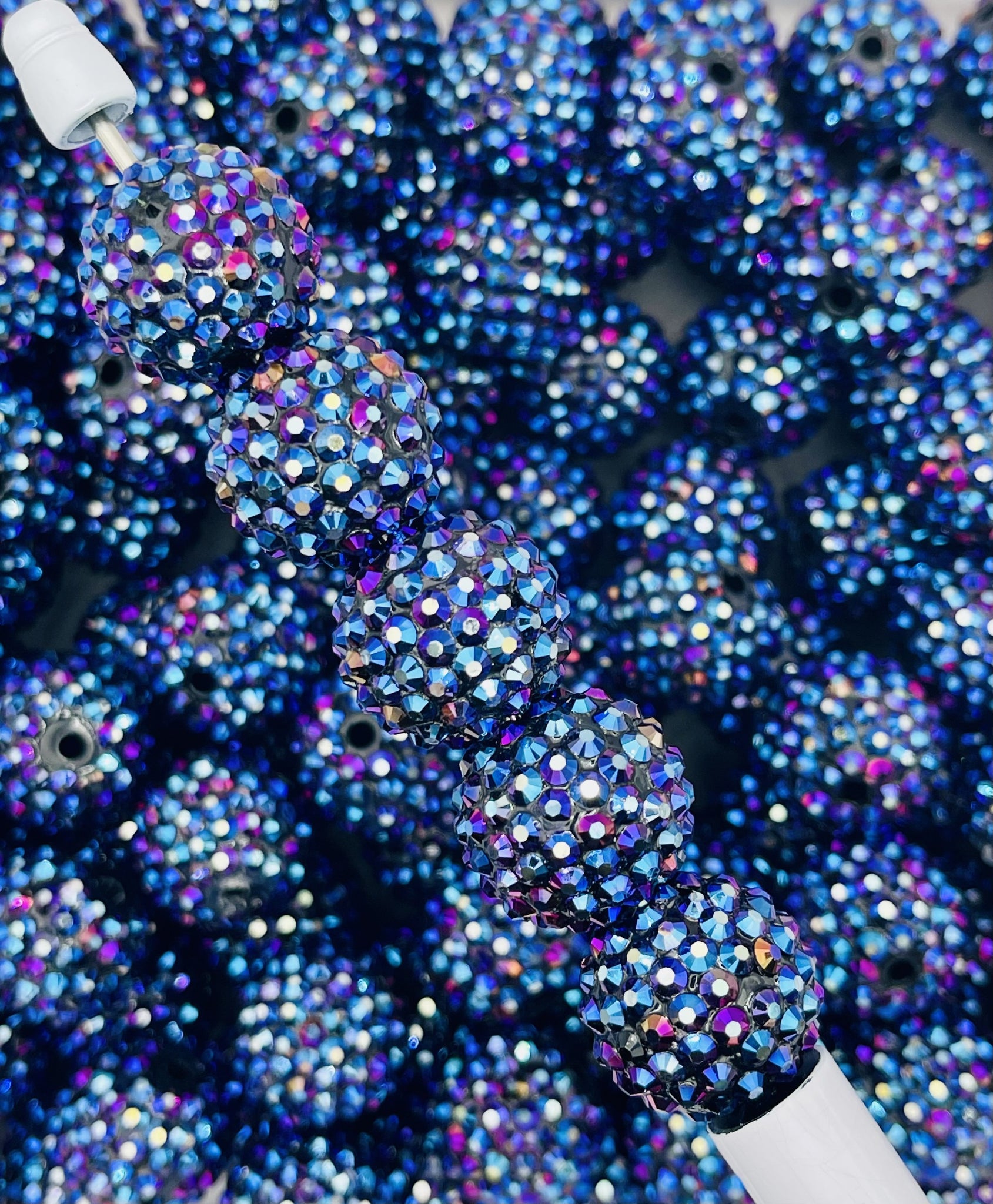 Midnight Galaxy Rhinestone Beads!