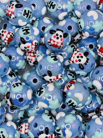 Hand-Painted Puppy Pals Bead Mix