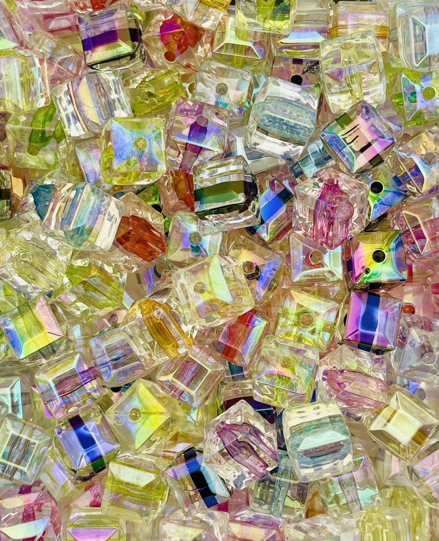 Double Wall Square Beads