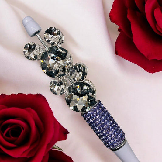 Crystal Mouse Head Beads – Oversized Rhinestone Beads for Statement DIY Projects!