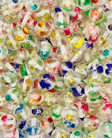 Real Dried Flower Beads