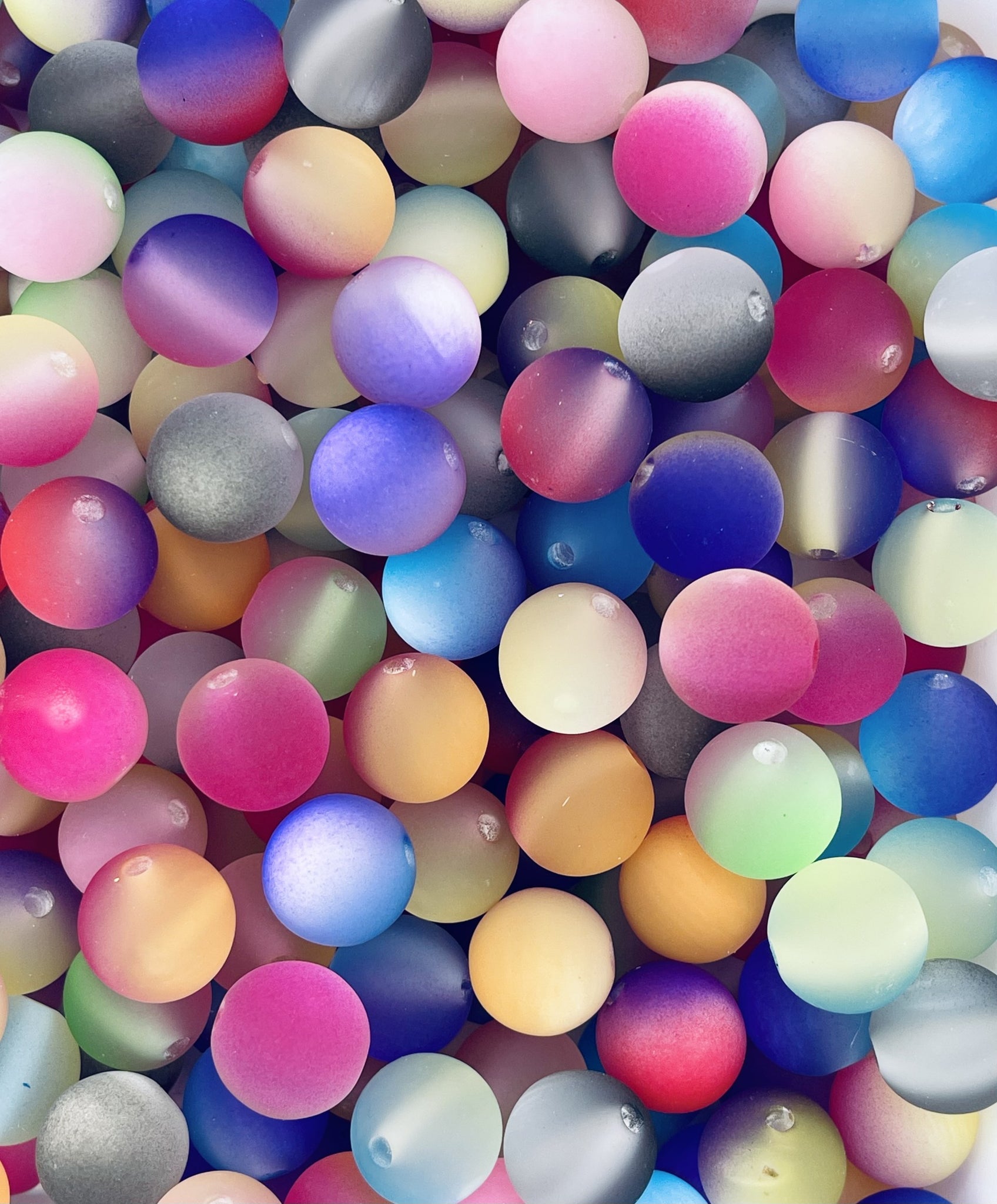 Frosted Ombré Beads