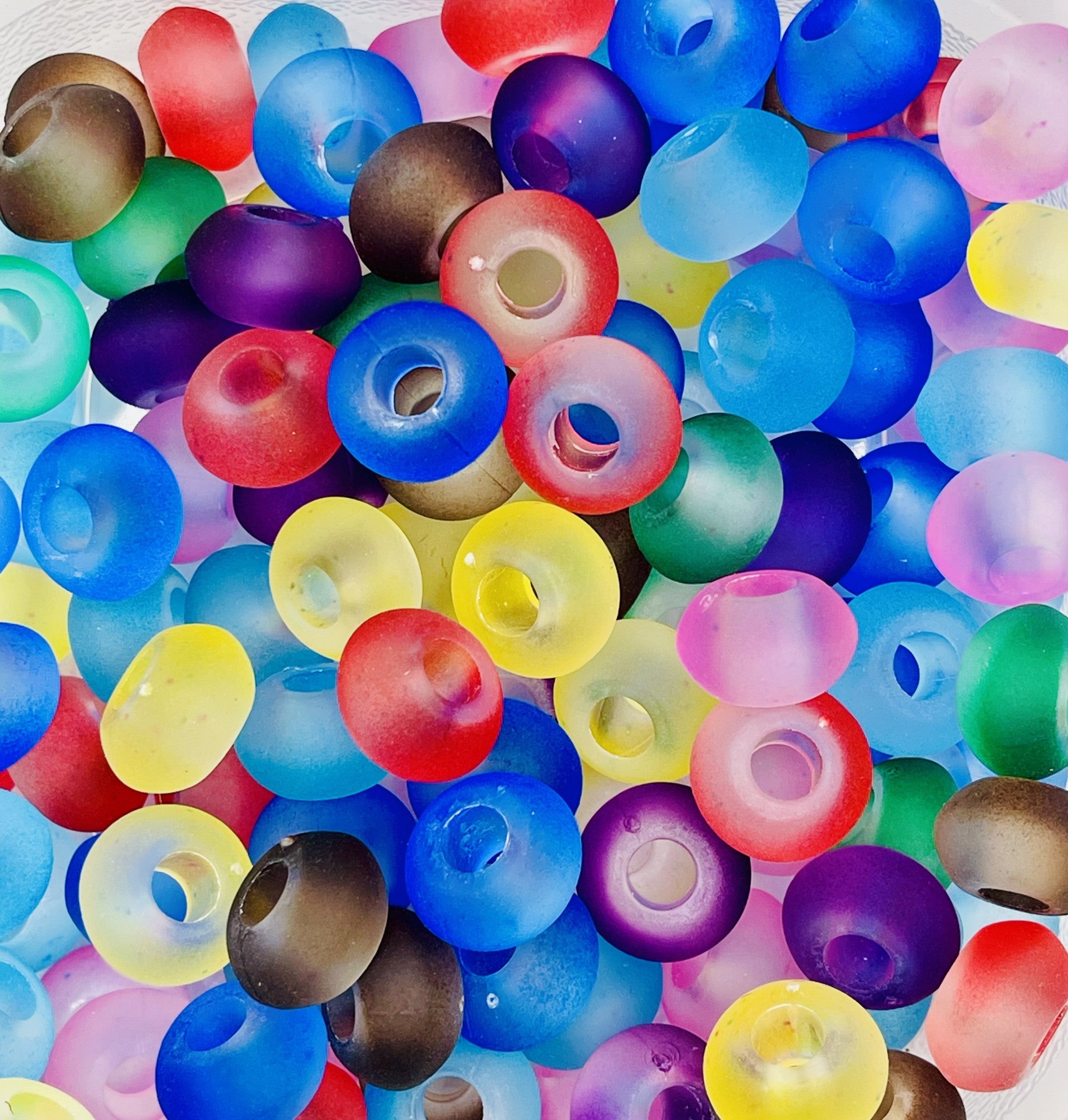 Frosted Cat Eye Spacer Beads  - Vibrant Matte Beads for Pens & DIY Jewelry