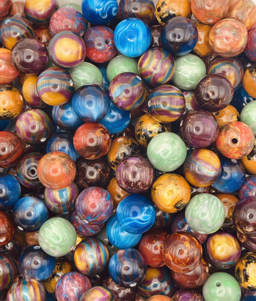 Galaxy Swirl Beads – Cosmic Colors for Jewelry & DIY Creations