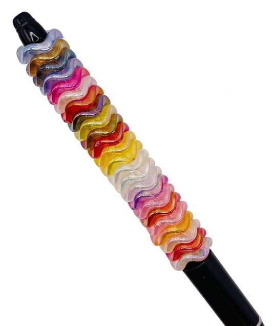 Glow-in-the-Dark Wavy Spacer Beads – Fits Beadable Pens