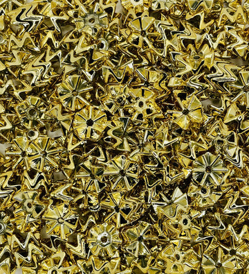 Gold ZigZag Spacer Beads – Metallic Spacers for Beadable Pens
