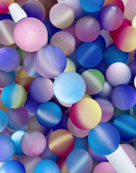 Half-Tone Frosted Beads