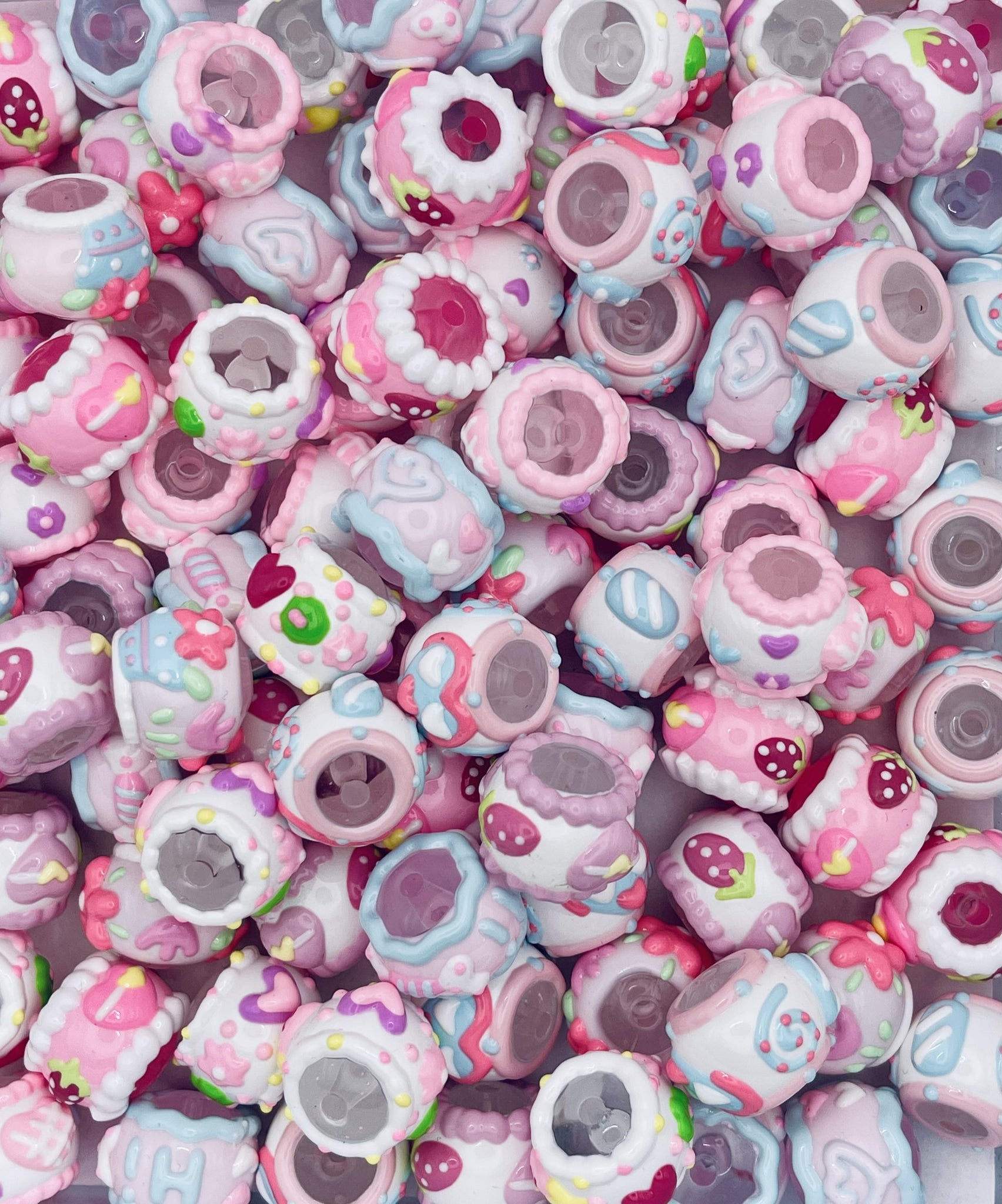 Hand-Painted Dessert Beads
