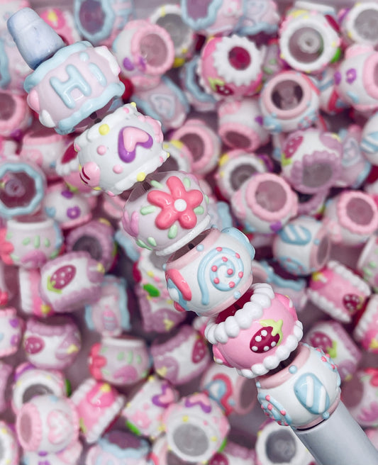 Hand-Painted Dessert Beads