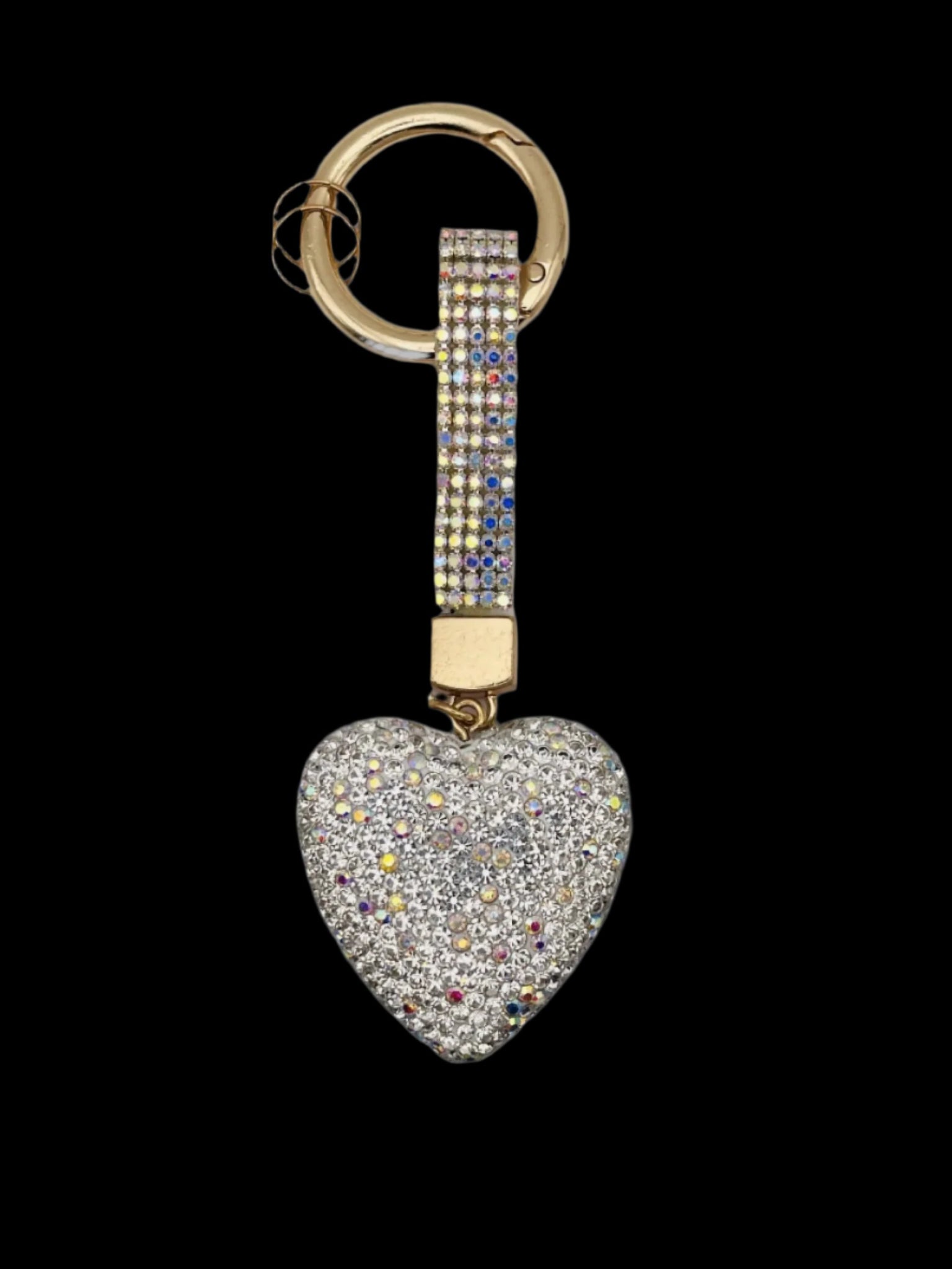 Rhinestone Heart Keychain!