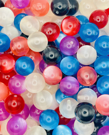 Colorful Jelly Round Beads