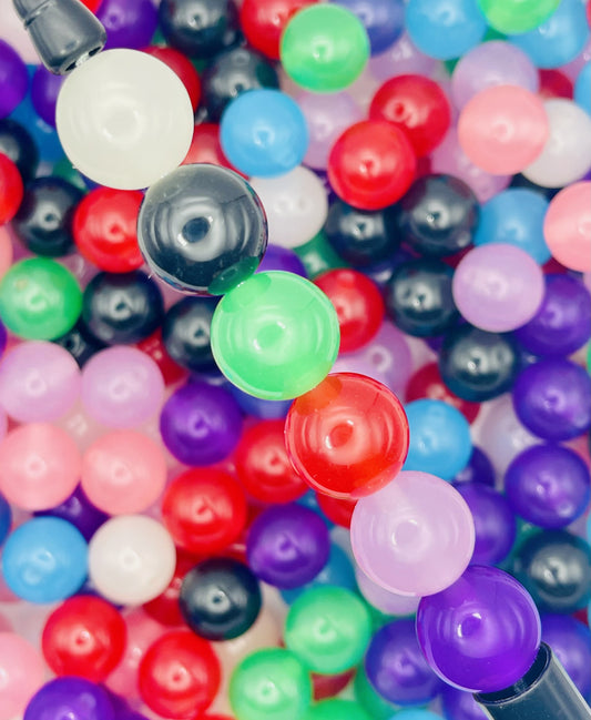 Colorful Jelly Round Beads