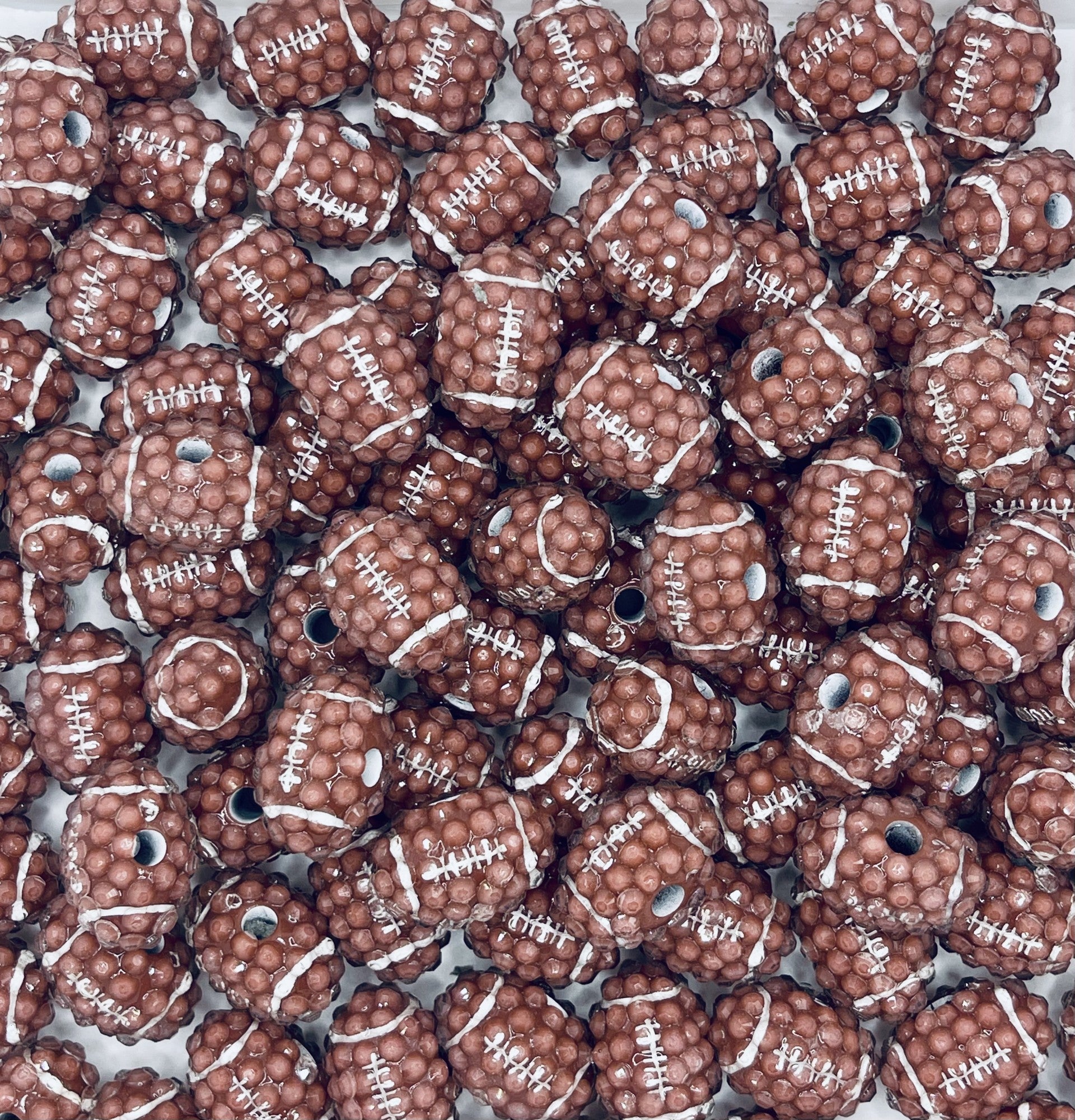 Jelly Football Beads