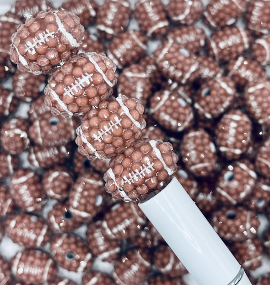 Jelly Football Beads