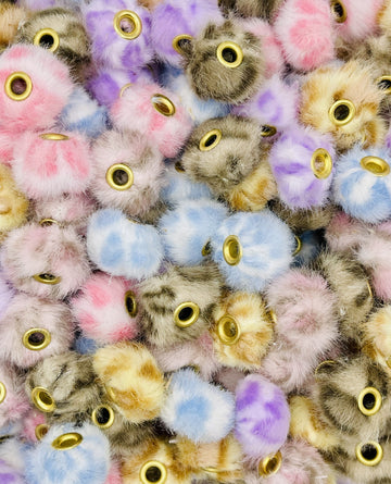 Fluffy Leopard Print Beads – Fits Beadable Pens