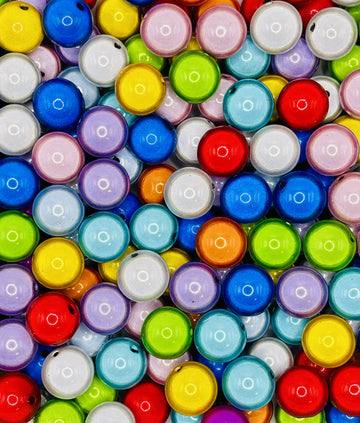 Reflective Color Shift Beads – Glossy Acrylic Beads for Beadable Pens