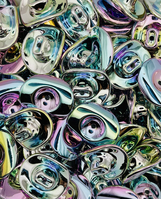 Metallic Iridescent Cowboy Hat Beads