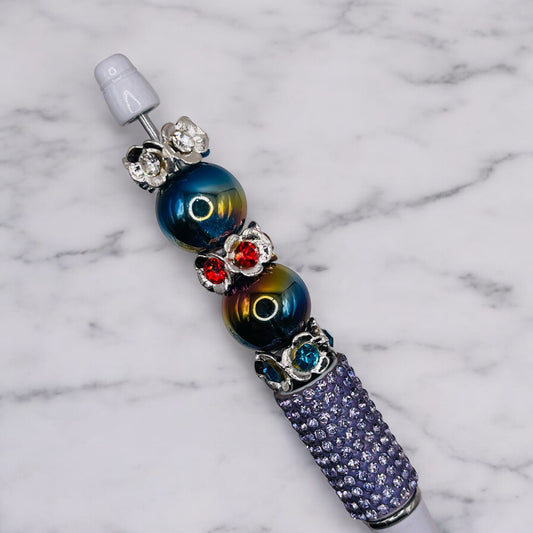 Rhinestone  Metal Flower Spacer Beads – Sparkling Accents for Jewelry & Crafts