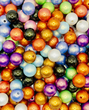 Midnight Pearl Bead Mix – Multi Color Round Beads