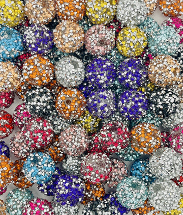 Multi-Color Rhinestone Beads
