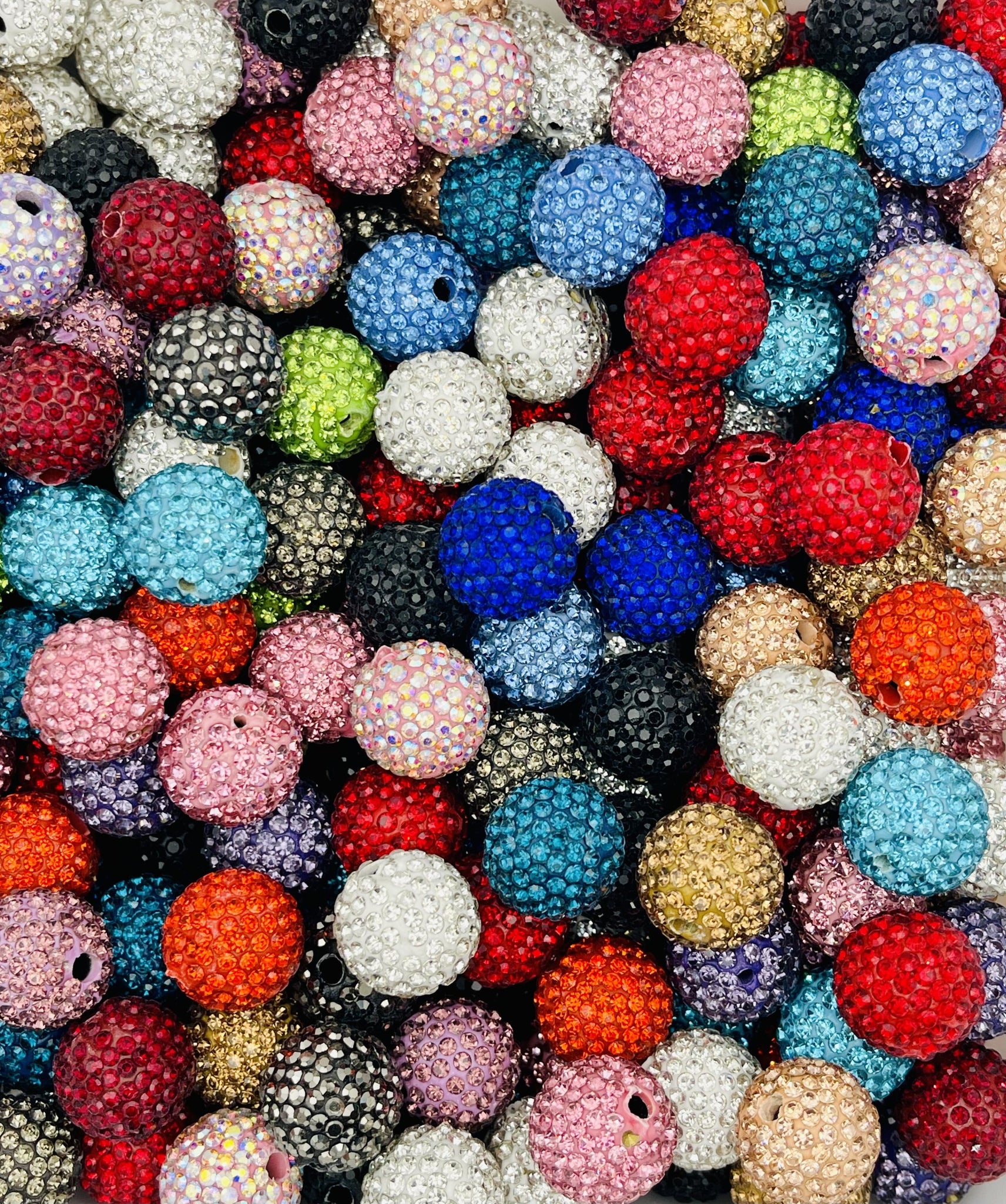 Multi-Color Clay  Rhinestone Beads – Sparkle & Shine for Every Creation