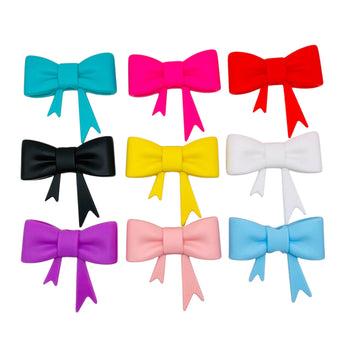 Mixed Bow Beads/Charms – Prints + Solid Colors
