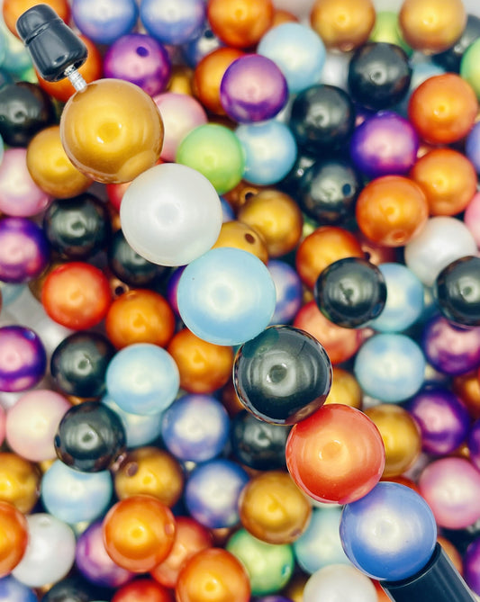 Midnight Pearl Bead Mix – Multi Color Round Beads