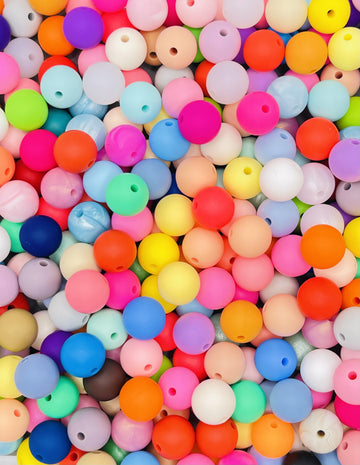 Mixed Silicone Beads