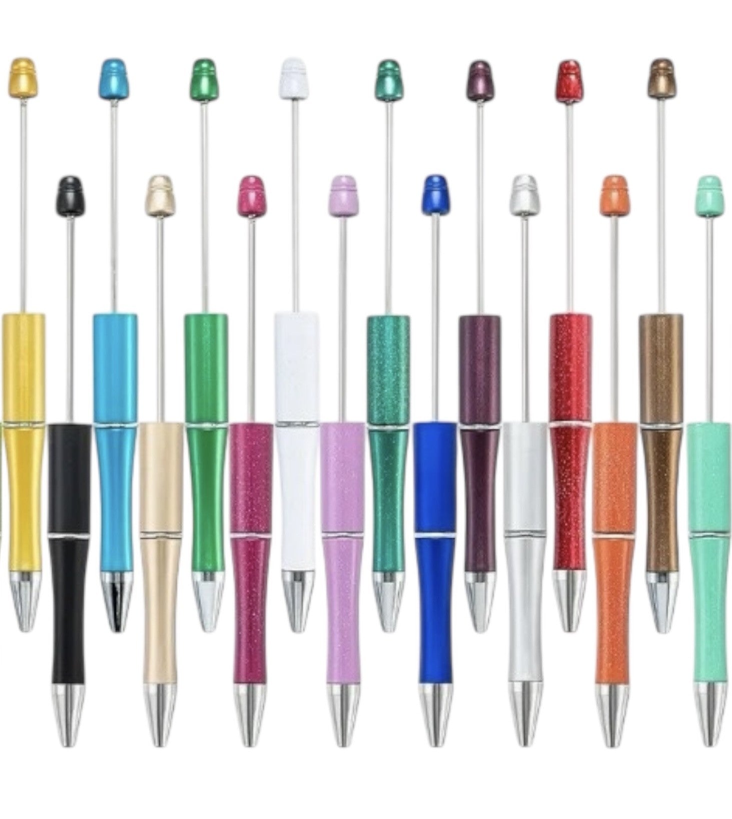 Customizable Beaded Pens for Crafting - DIY Charm and Bead Pens.