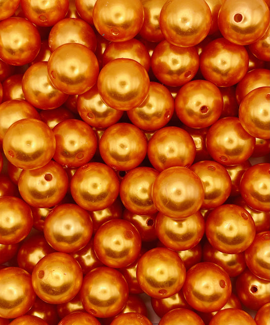Glossy Faux Pearl Beads – 20mm Acrylic Rounds in Bold & Elegant Colors