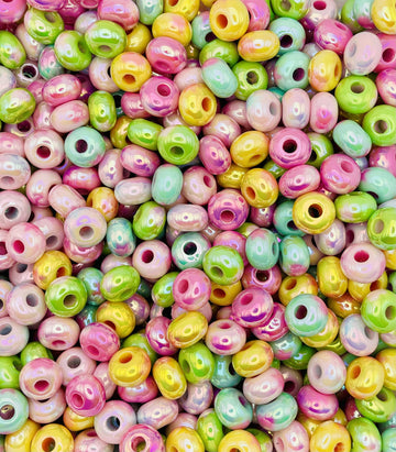 Pastel Round Spacer Beads