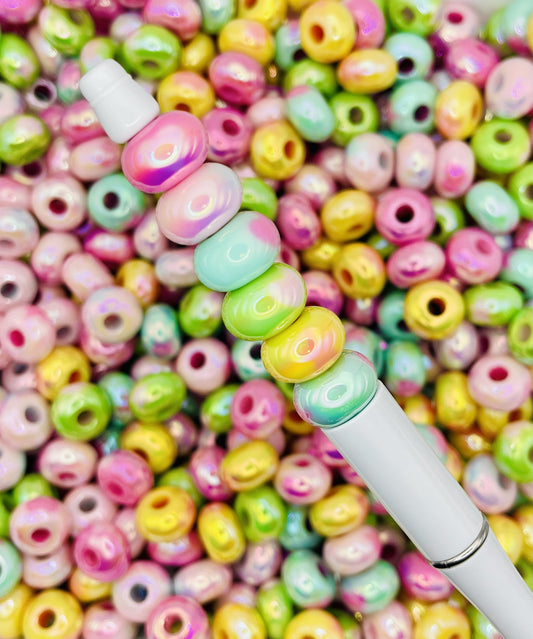 Pastel Round Spacer Beads