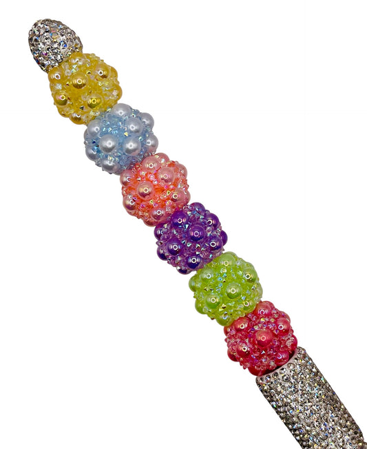 Pearl Rhinestone Bubble Beads – Sparkly Cluster Beads for Pens, Jewelry & DIY Crafts