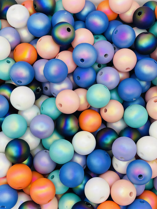 Matte Round Beads